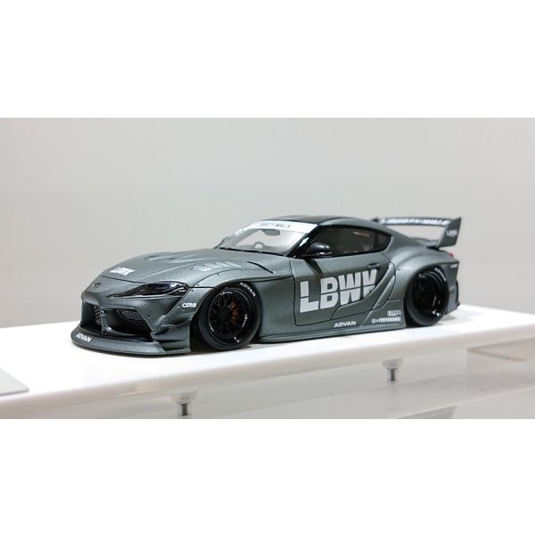 画像1: EIDOLON 1/43 LB WORKS GR Supra (LD97 wheel) Matte Storm Gray Limited 50 pcs. (1)