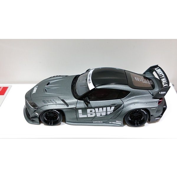 画像4: EIDOLON 1/43 LB WORKS GR Supra (LD97 wheel) Matte Storm Gray Limited 50 pcs. (4)