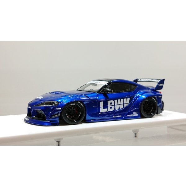 画像1: EIDOLON 1/43 LB WORKS GR Supra (LD97 wheel) Candy Blue Limited 80 pcs. (1)