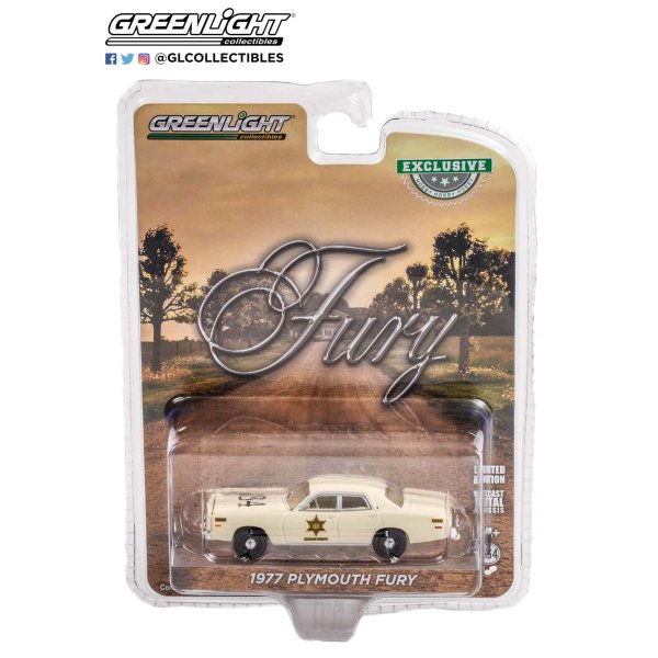 画像2: GREEN LiGHT EXCLUSIVE 1/64 1977 Plymouth Fury - Riverton Sheriff # 34 (2)