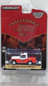 画像: GREEN LiGHT EXCLUSIVE 1/64 1967 Jeep Jeepster Commando - Chattanooga Rural Fire Dept. No.3