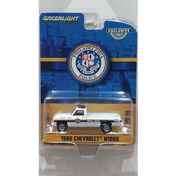 画像1: GREEN LiGHT EXCLUSIVE 1/64 1986 Chevrolet M1008 - Philadelphia, Pennsylvania Police (1)