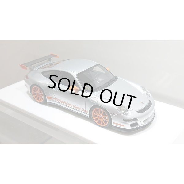 画像11: EIDOLON 1/43 Porsche 911 (997) GT3 RS 2007 Arctic Silver / Orange Livery Limited 50 pcs. (11)