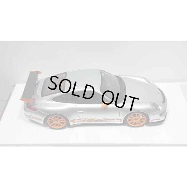 画像8: EIDOLON 1/43 Porsche 911 (997) GT3 RS 2007 Arctic Silver / Orange Livery Limited 50 pcs. (8)