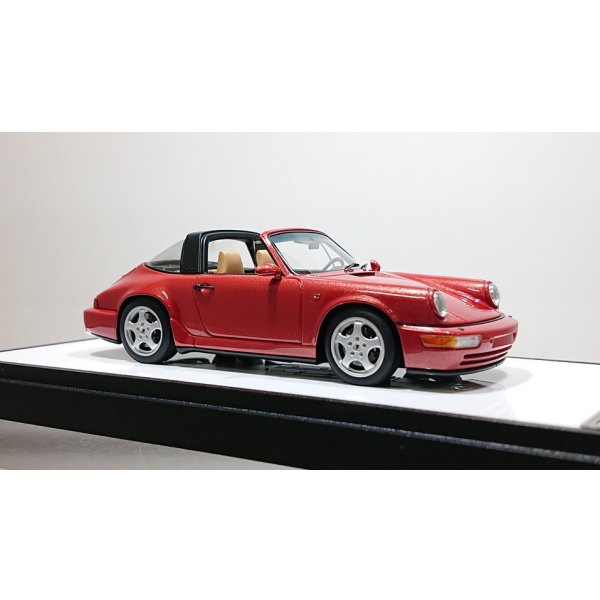画像5: VISION 1/43 Porsche 911 (964) Carrera 2 Targa 1992 Coral Red Metallic (5)