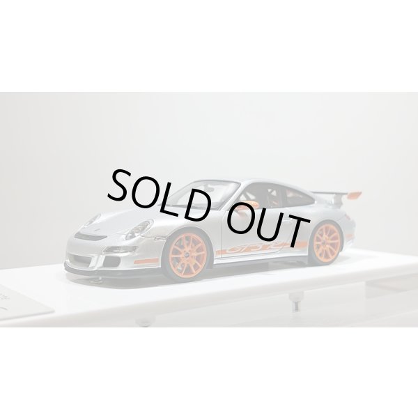 画像1: EIDOLON 1/43 Porsche 911 (997) GT3 RS 2007 Arctic Silver / Orange Livery Limited 50 pcs. (1)