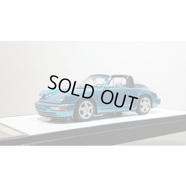画像1: VISION 1/43 Porsche 911 (964) Carrera 2 Targa 1992 Turquoise Metallic (1)