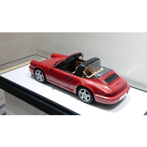 画像12: VISION 1/43 Porsche 911 (964) Carrera 2 Targa 1992 Coral Red Metallic (12)