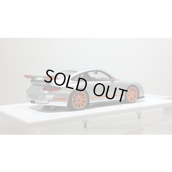 画像7: EIDOLON 1/43 Porsche 911 (997) GT3 RS 2007 Arctic Silver / Orange Livery Limited 50 pcs. (7)