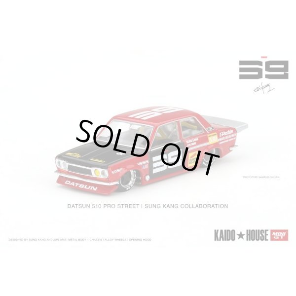 画像1: MINI GT 1/64 Datsun 510 Pro Street SK510 Red KAIDO HOUSE (LHD) (1)