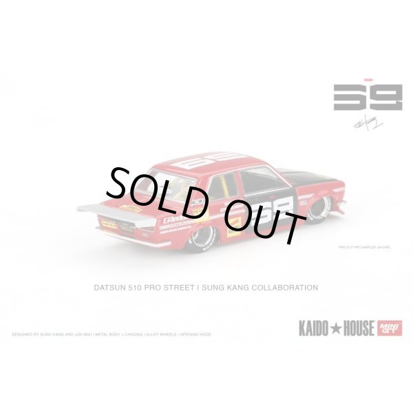 画像2: MINI GT 1/64 Datsun 510 Pro Street SK510 Red KAIDO HOUSE (LHD) (2)
