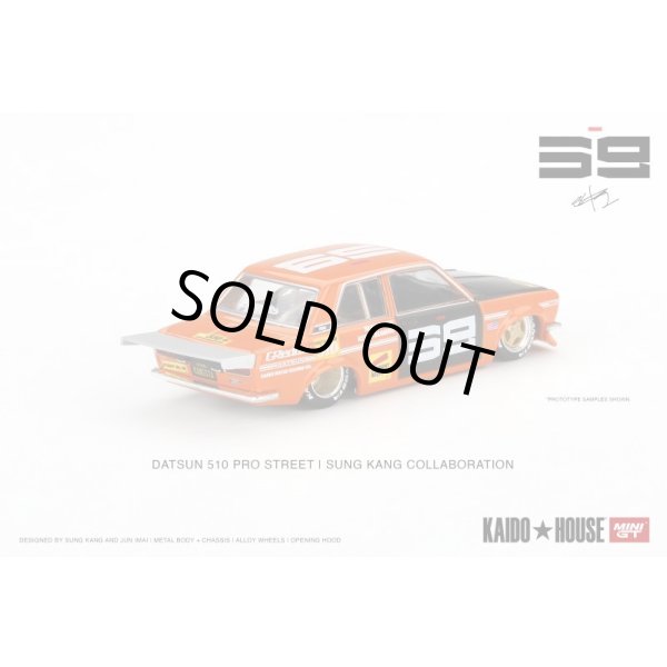 画像2: MINI GT 1/64 Datsun 510 Pro Street SK510 Orange KAIDO HOUSE (LHD) (2)