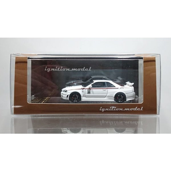 画像1: ignition model 1/64 Nismo R34 GT-R R-tune White (1)