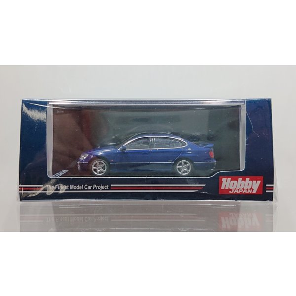 画像1: Hobby JAPAN 1/64 Toyota Aristo V300 VERTEX EDITION Dark Blue Mica (1)