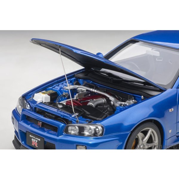 画像11: AUTOart 1/18 Nissan Skyline GT-R (R34) V-spec II (Bayside Blue) (11)