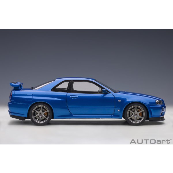 画像4: AUTOart 1/18 Nissan Skyline GT-R (R34) V-spec II (Bayside Blue) (4)