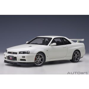 画像: AUTOart 1/18 Nissan Skyline GT-R (R34) V-spec II (White Pearl)