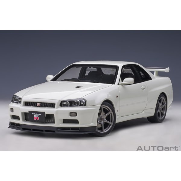 画像14: AUTOart 1/18 Nissan Skyline GT-R (R34) V-spec II (White Pearl) (14)