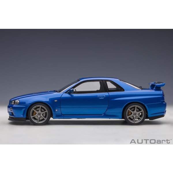 画像3: AUTOart 1/18 Nissan Skyline GT-R (R34) V-spec II (Bayside Blue) (3)