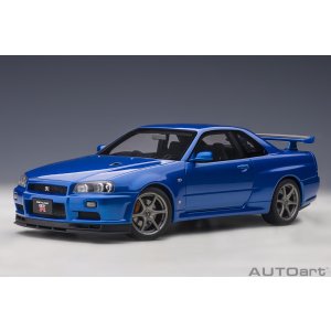画像: AUTOart 1/18 Nissan Skyline GT-R (R34) V-spec II (Bayside Blue)