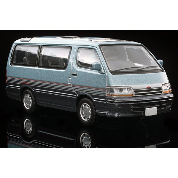 画像7: TOMYTEC 1/64 Limited Vintage NEO Toyota Hiace Wagon Super Custom (Light Blue / Dark Blue) (7)