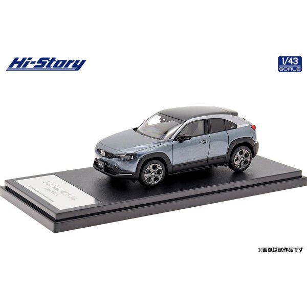 画像2: Hi Story 1/43 MAZDA MX-30 EV MODEL (2021) Polymetal Gray Metallic (3 tones) (2)