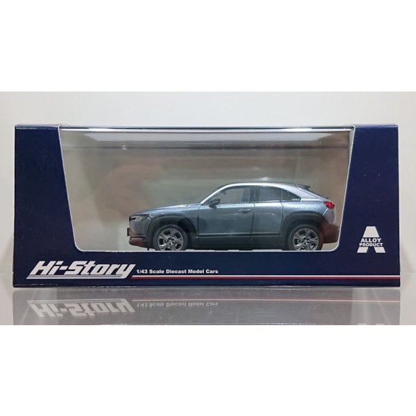 画像1: Hi Story 1/43 MAZDA MX-30 EV MODEL (2021) Polymetal Gray Metallic (3 tones) (1)