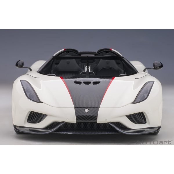 画像7: AUTOart 1/18 Koenigsegg Regera (Arctic White/Carbon with Red accents) (7)