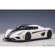 画像1: AUTOart 1/18 Koenigsegg Regera (Arctic White/Carbon with Red accents) (1)