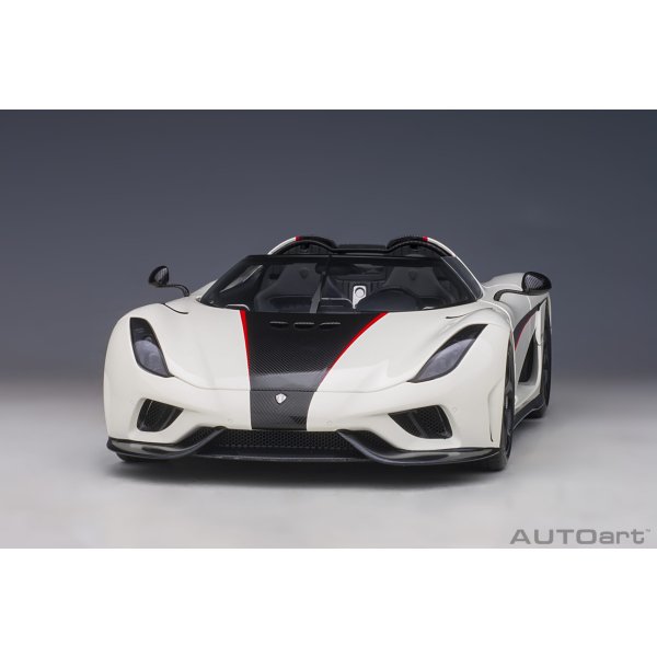 画像17: AUTOart 1/18 Koenigsegg Regera (Arctic White/Carbon with Red accents) (17)