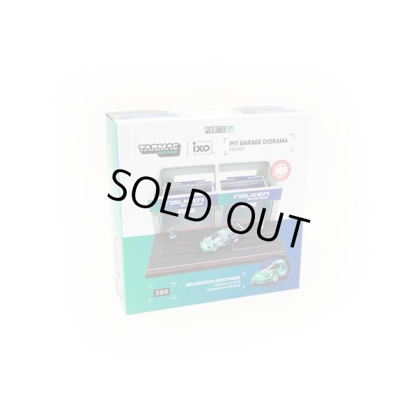 画像5: Tarmac Works 1/64 Pit Garage Diorama - FALKEN + Porsche 911 GT3 R (991) (5)