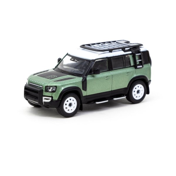 画像2: Tarmac Works 1/64 Land Rover Defender 110 Green Metallic (2)