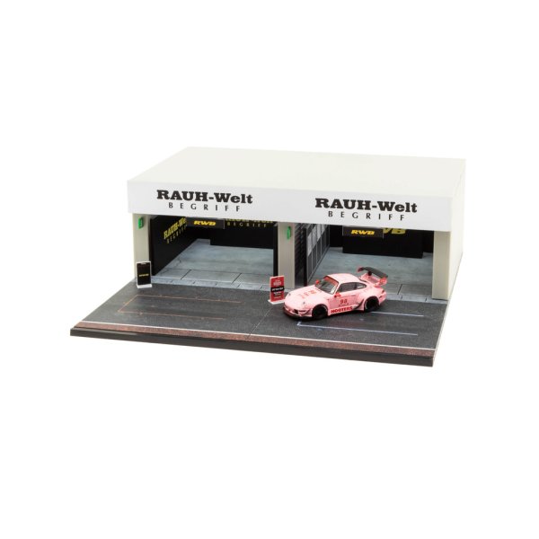画像4: Tarmac Works 1/64 Racing Pit Garage - RWB + RWB 993 Hooters (4)