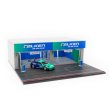 画像4: Tarmac Works 1/64 Pit Garage Diorama - FALKEN + Porsche 911 GT3 R (991) (4)