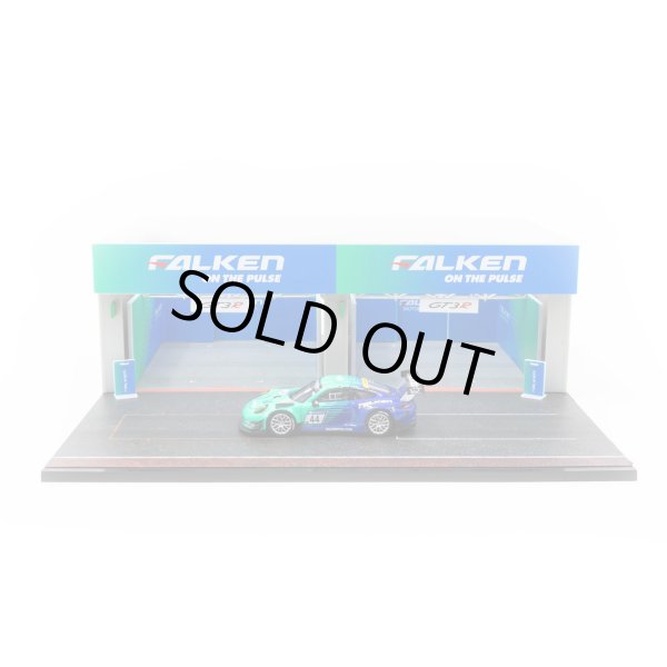 画像7: Tarmac Works 1/64 Pit Garage Diorama - FALKEN + Porsche 911 GT3 R (991) (7)