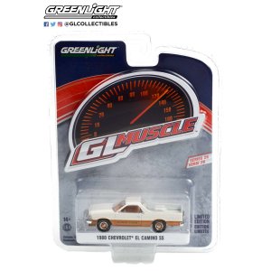 画像: GREEN LiGHT 1/64 GreenLight Muscle Series 26 - 1980 Chevrolet El Camino SS - White and Gold