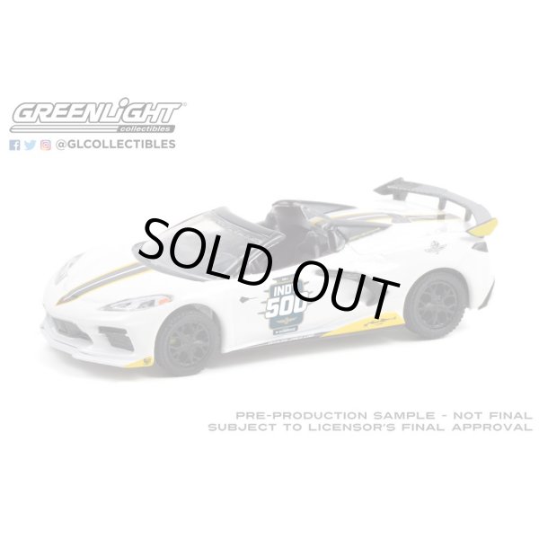 画像2: GREEN LiGHT EXCLUSIVE 1/64 2021 Chevrolet Corvette C8 Stingray Convertible 105th Running of the Indianapolis 500 PaceCar (2)