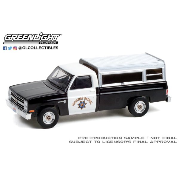 画像2: GREEN LiGHT EXCLUSIVE 1/64 1987 Chevrolet C-10 - California Highway Patrol (2)