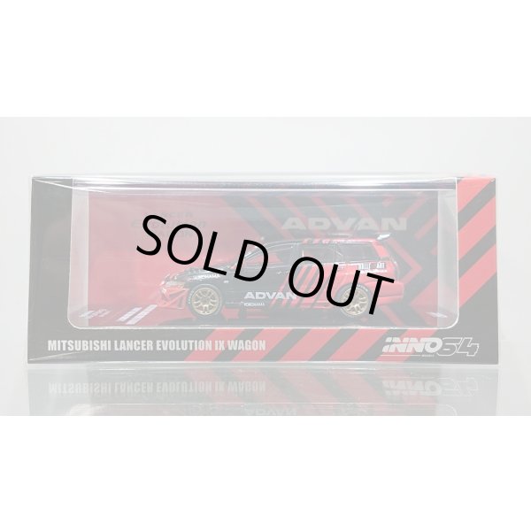 画像1: INNO Models 1/64 Mitsubishi Lancer Evolution IX Wagon "ADVAN" Livery With RaceCar Interior (1)