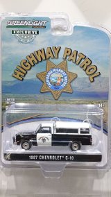 画像: GREEN LiGHT EXCLUSIVE 1/64 1987 Chevrolet C-10 - California Highway Patrol