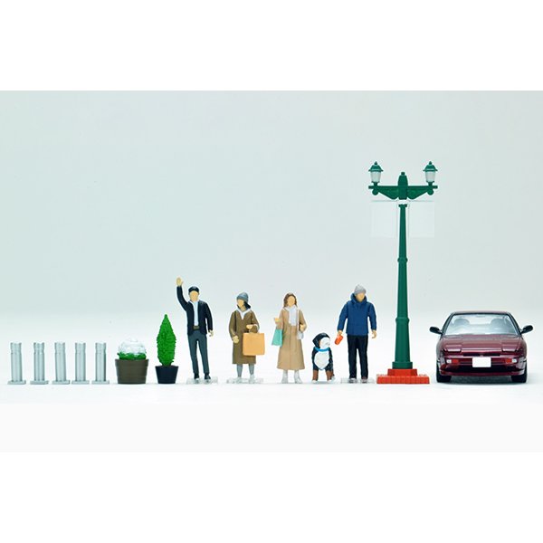 画像4: TOMYTEC 1/64 Diorama Collection 64 #Car Snap 08a 都会の街角 (4)