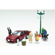 画像1: TOMYTEC 1/64 Diorama Collection 64 #Car Snap 08a 都会の街角 (1)