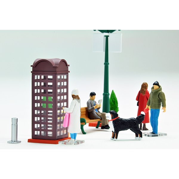 画像3: TOMYTEC 1/64 Diorama Collection 64 #Car Snap 09a 休日の街角 (3)