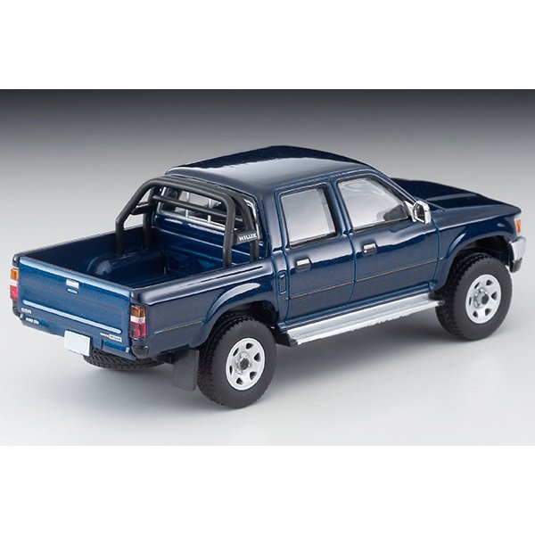 画像2: TOMYTEC 1/64 Limited Vintage NEO Toyota Hilux 4WD Pickup Double Cab SSR (Dark Blue) '95 (2)