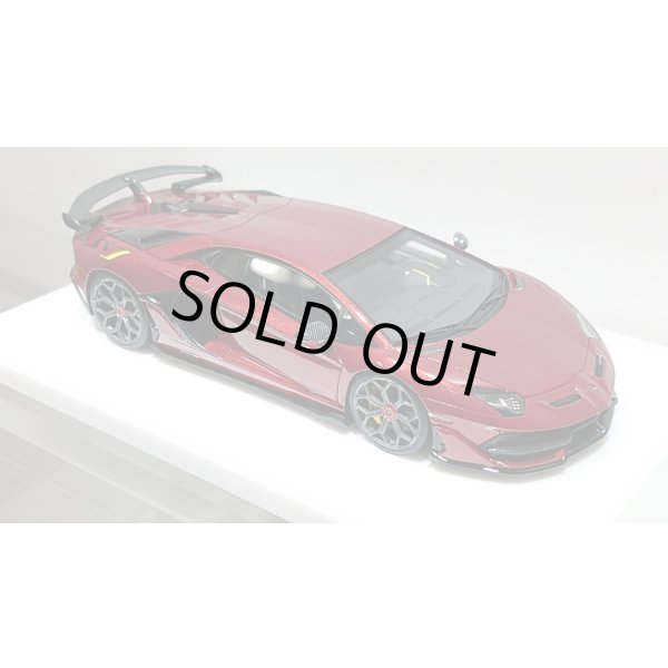 画像11: EIDOLON 1/43 Lamborghini Aventador SVJ 2018 (Leirion wheel / Color Titanium Gray) Carbon Package Vino Rosso Limited 25 pcs.  (11)