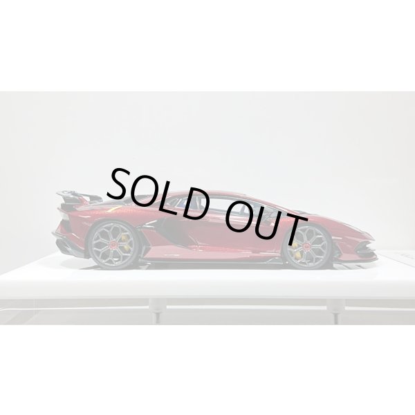 画像6: EIDOLON 1/43 Lamborghini Aventador SVJ 2018 (Leirion wheel / Color Titanium Gray) Carbon Package Vino Rosso Limited 25 pcs.  (6)