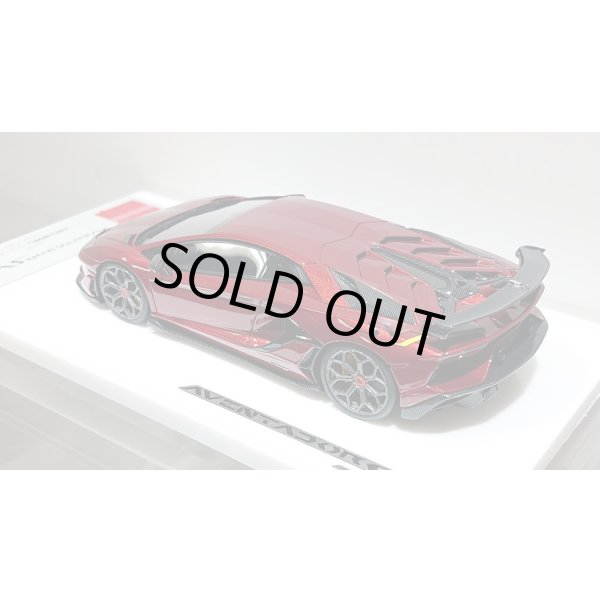 画像12: EIDOLON 1/43 Lamborghini Aventador SVJ 2018 (Leirion wheel / Color Titanium Gray) Carbon Package Vino Rosso Limited 25 pcs.  (12)
