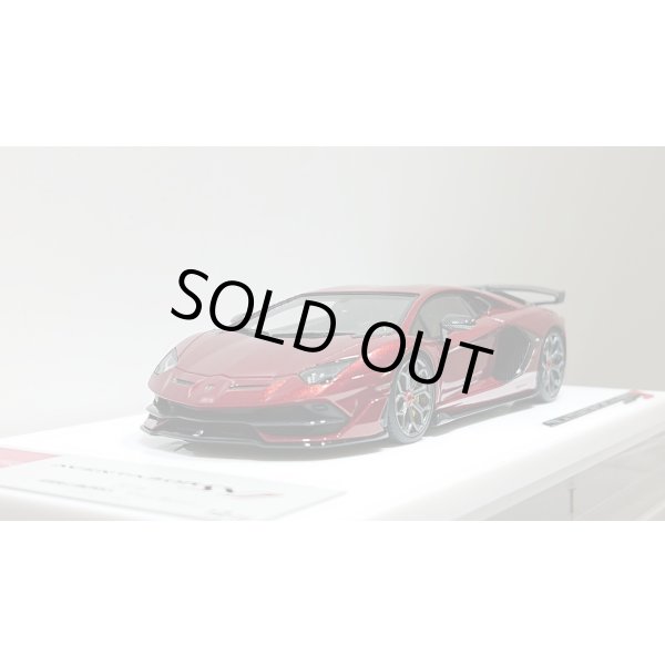 画像9: EIDOLON 1/43 Lamborghini Aventador SVJ 2018 (Leirion wheel / Color Titanium Gray) Carbon Package Vino Rosso Limited 25 pcs.  (9)