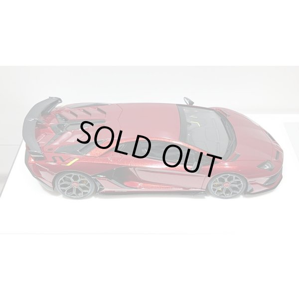 画像8: EIDOLON 1/43 Lamborghini Aventador SVJ 2018 (Leirion wheel / Color Titanium Gray) Carbon Package Vino Rosso Limited 25 pcs.  (8)