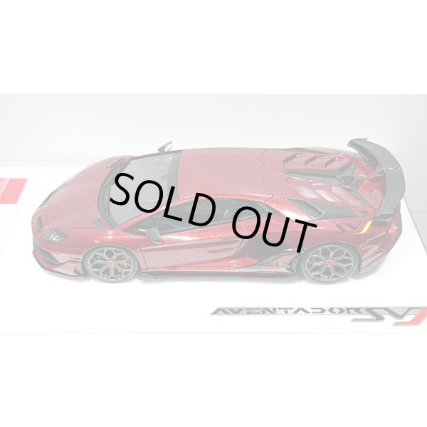 画像4: EIDOLON 1/43 Lamborghini Aventador SVJ 2018 (Leirion wheel / Color Titanium Gray) Carbon Package Vino Rosso Limited 25 pcs.  (4)